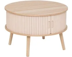 Atmosphera Nyos Salontafel 2D - Ø60xH41cm - Beige