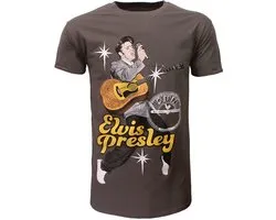 Elvis Presley Legs Swivel Dance T-Shirt - Officiële Merchandise - L
