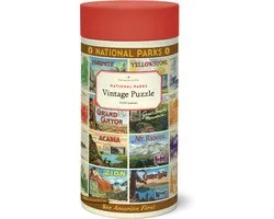 Vintage Puzzel National Parks 2 - 1000 stukjes - Cavallini & Co