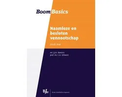 Boom basics - Naamloze en besloten vennootschap