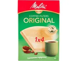 Melitta - Koffiefilters Original 1x4 Bruin - 4x 80 stuks