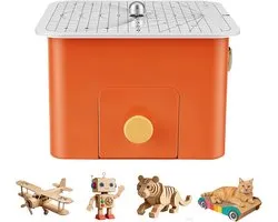 45w elektrische Chomp zaag, bladloze technologie, snijdikte 4mm, kartonnen dozen, voor A4-papier, karton, leer, kraftpapier, doe-het-zelf knutselgereedschap voor 3D-modellen en kartonnen snijder
