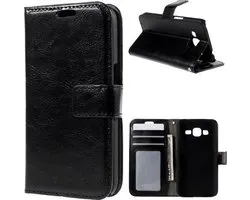 Etui Portefeuille Cyclone Cover pour Samsung Galaxy J5 2016 Noir