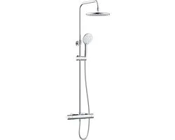 Bristan Buzz2 Safetouch stijve riser-bar-mengkraan voor douche - Chroom