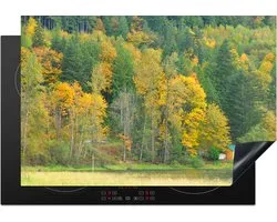 KitchenYeah® Inductie beschermer 76x51.5 cm - Fall colour in drizzles - Harrison Mills - Kookplaataccessoires - Afdekplaat voor kookplaat - Inductiebeschermer - Inductiemat - Inductieplaat mat