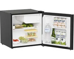 Mini-réfrigérateur KitchenBrothers - 43L - Petit réfrigérateur - Minibar - Autonome - Frigo - Compact - Noir