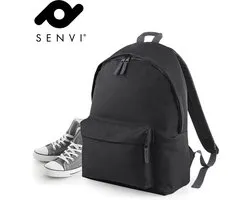 Maxi Fashion Backpack/Rugzak BagBase - 22 Liter Black