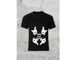T-shirt « Propriété de mon petit ami » - t-shirt - taille S