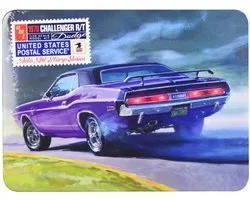 AMT Modelbouwpakket Auto - 1401 1970 Dodge Challenger R/T - USPS Auto Art Stamp Series Plastic - 1:25 - Modelbouw