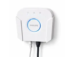 Universele Wandhouder Geschikt voor Philips Hue Bridge – Muurbeugel – Smart Home Accessoire – Kabelmanagement – Wit