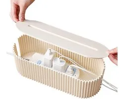 Cable Organizer – Cable Cable Cable Storage Box for Hiding and Hiding Sockets, Cable Management Solution in Office Home Storage Box