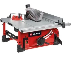 Table de scie Einhell TE-TS 254 T (2000 watts, démarrage progressif, table principale en aluminium, rallonge de table, butée parallèle, butée transversale, interrupteur de surcharge, réglage du coin de fendage)