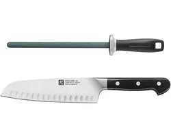 Zwilling Koksmes 18cm en aanzetstaal 23cm