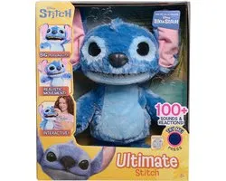 Disney - Ultimate Stitch - Interactieve knuffel - Brabbelt, danst, zingt en beweegt - 45 cm