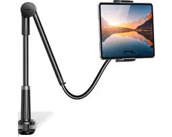 Support de tablette réglable à col de cygne compatible avec iPad Pro Air Mini 11 12.9 Galaxy Tab S9+ S9 A7 Redmi Pad Huawei MatePad iPhone 15 Pro Max etc.