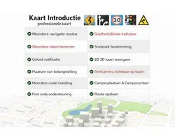9 inch Camper & Caravan GPS Navigatie – Bluetooth – Groot Scherm
