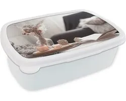Bread Bin Wit - Lunch Box - Bread Box - Nature Morte - Couleurs - Décoration - 18x12x6 cm - Adultes
