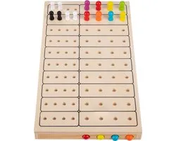 Houten Logic Spel – Code Raden – 2 Spelers – Strategisch Denkspel – Mastermind Variant in Hout – Engelhart