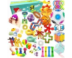Forfait Fidget Toys - 54 pièces - Set de jouets Fidget - Toupies de main - Magic Ball