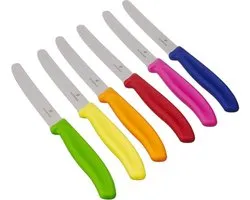Victorinox Lot de 6 couteaux de table et tomates colorées