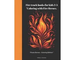 Fire truck books for kids "Coloring with Fire Heroes.