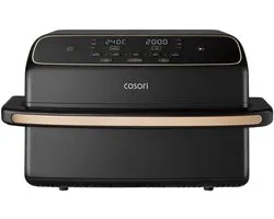 Cosori Twinfry Compact - Revêtement antiadhésif en céramique - Friteuse à air chaud 8.6 litres - Chaleur voûte et sole