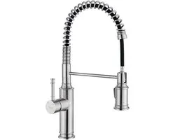 Kitchen Faucet - Removable Mixer MonoMando - Polished Nickel - Ibergrif