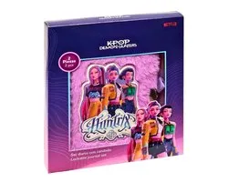 KPop Demon Hunters K-Pop Demon Hunters - Journal - Avec cadenas - Couverture peluche - 14,5 x 20,5 cm - Avec stylo 6 couleurs.