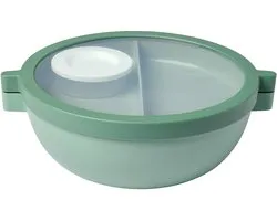 Disney Mepal Vita bento lunchbowl - 5 vakken waarvan 3 uitneembare bakjes - Bento box - Salade lunchbox - Nordic sage