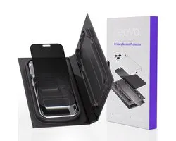 Reovo ShadowGuard Privacy Screen Protector - Geschikt voor iPhone 17 Pro Max - Gehard Beschermglas - 360 Privacy Filter - Anti-Spy - Installatietool