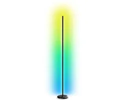 Lampadaire Smart multicolore Nanoleaf Matter - Lampadaire intelligent - RGBW - Compatible avec Apple Home/ Google Home/ Amazon Alexa