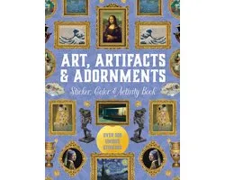 Art, Artifacts & Adornments Sticker, Color & Activity Book