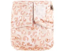 HappyBear | Couche lavable All In One - Roar | Taille unique - 4kg à 15kg | Peut être utilisé de la naissance à l'apprentissage de la propreté | Doubles drains - moins de risques de fuites | Fermeture velcro pratique