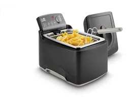 Fryer Turbo Fritel Friteuse - 2300W Zwart