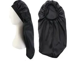 Afabs® Satin Bonnet pour Dreadlocks / Tresses / Rasta - Black Dreadsock / Satin Sleep Bonnet / Hair Bonnet