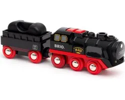 BRIO Stoomtrein op batterijen - Met realistische stoomeffecten - 33884
