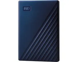 WD My Passport externe harde schijf voor Mac, 2 TB, blauw