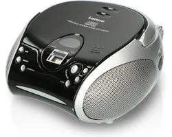 Lenco SCD-24 - Lecteur CD radio avec sortie AUX - Noir