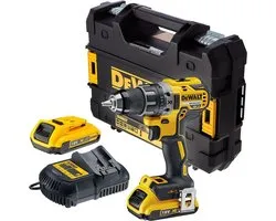DeWalt DCD791D2 Accu Schroefboormachine - 18V 2.0Ah XR Li-ion in T-STAK Opbergkoffer