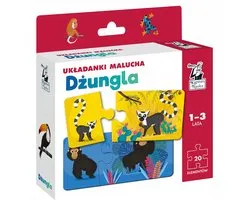Kapitan Nauka Puzzels Jungle 20 Stuks voor Peuters