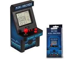 Out Of The Blue Mini Arcade Machine - 300 Retro Games - Draagbare Spelcomputer - Speelkast - Blauw