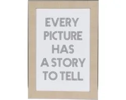 Cadre photo - Henzo - Silverline - Format photo 20x30 - Beige