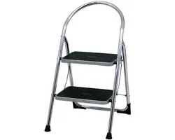 Altrex Cromato Silver 2 treden - Huishoudtrap - Werkhoogte 2.47m