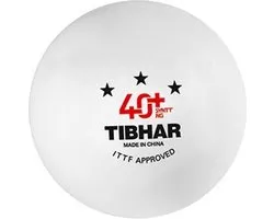Tibhar 3 *** STAR 40+ - 3 balles de tennis de table - Compétition - SYNTT NG - Blanc