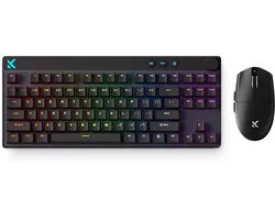 MCHOSE Gaming Pack - G3 V2 Gaming Muis - Mix 87 Gaming Keyboard - PAW 3395 Sensor - TTC Silver Switch - 1K Hz - 3 Modi - 800mAh - Hall Effect - Magnetische Switch - Aluminium Behuizing - 80% Layout - Cherry Profile - PBT Double Shot - Zwart