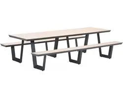 Garden Impressions Sarria picknick set 280 x 178 - donker grijs