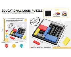 Breinbreker Puzzle Logique - Jeu Éducatif - Tetris Braintrainer - Compact - 88 Puzzles - 4 Niveaux de Difficulté