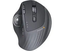 Verstelbare Hoek Draadloze Trackball Muis met Bluetooth en USB - Oplaadbare Rollerball Muis voor PC en Mac