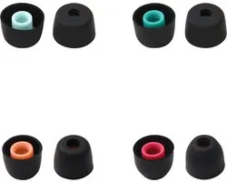 Écouteurs de remplacement Somstyle compatibles avec Sony WF-1000XM5 et WF-1000XM4 - Siliconen - Lot de 8 (4 tailles) - Zwart