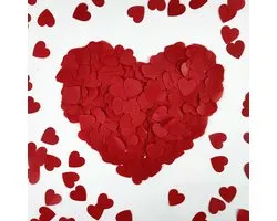 Hartjes Confetti Valentijn Decoratie Hartjes Versiering Valentijn Versiering Papieren Confetti Rozenblaadjes 50 gram